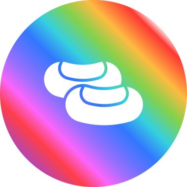 Böbrek Bitkisi Solid Tarzında Fasulye Simgesi