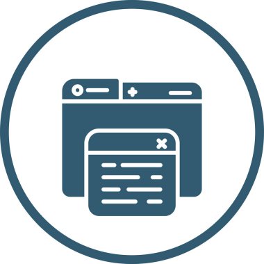 Açılır pencere simgesi izole edilmiş beyaz arka plan. Bir sekme işareti daha aç. Tarayıcı çerçeve sembolü. Dış bağlantı işareti. Çizgi, taslak ve doğrusal simge. Vektör İllüstrasyonu