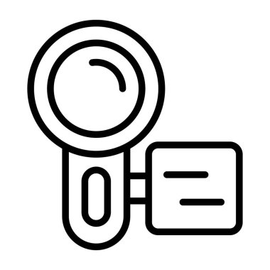 Video kamera simgesi vektör çizim 