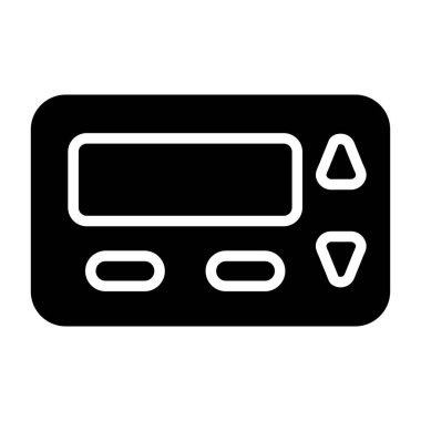 Pager icon, vector illustration simple design clipart