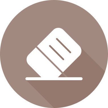 silgi simgesi, vektör illüstrasyonu basit tasarım