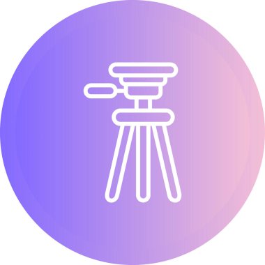 Tripod Stand 'ın temel doğrusal çizimi