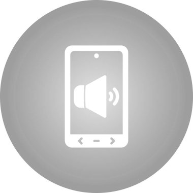 Cep telefonu çalıyor. Web simgesi basit illüstrasyon 