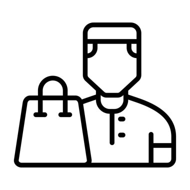 User icon, vector illustration simple design