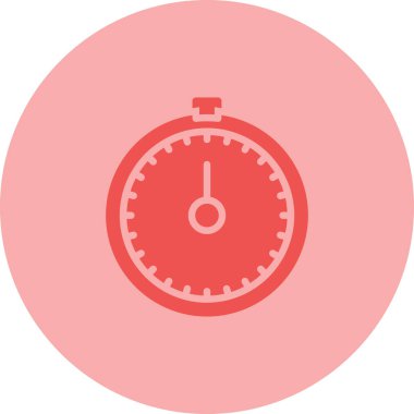 Kronometre Web simgesi basit illüstrasyon