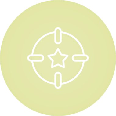 hedef simge vektör illüstrasyonu 