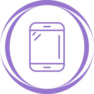 akıllı telefon simgesi, vektör illüstrasyonu basit tasarım