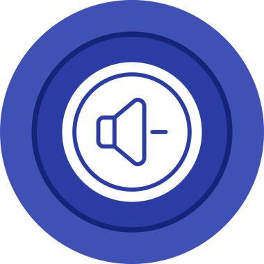 Down Button modern simgesinin vektör illüstrasyonu