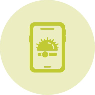 akıllı telefon simgesi, vektör illüstrasyonu basit tasarım