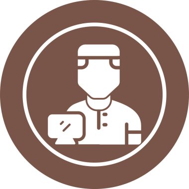 kullanıcı. Web simgesi basit illüstrasyon