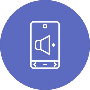 Ses simgesini yükselt. Ses sembolü. Ses işareti