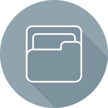 dizin web simgesi, basit vektör illüstrasyonu