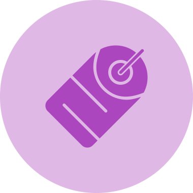 etiket web simgesi vektör illüstrasyonu 