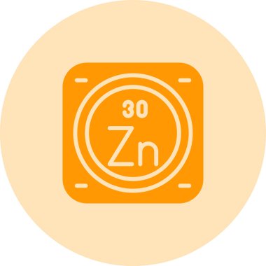 çinko kimyasal element simgesi, basit satır biçimi