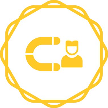 Müşteri edinme simgesi, vektör illüstrasyonu