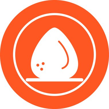 Yumurta ağ simgesi, basit vektör illüstrasyonu 