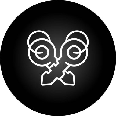 Anahtarlar. Web simgesi basit illüstrasyon