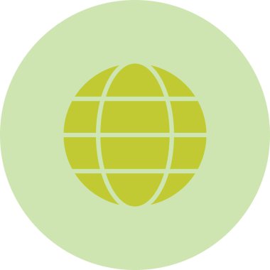 Globe web simgesinin illüstrasyonu 