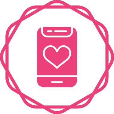 cep telefonu simgesi, vektör illüstrasyonu basit tasarım