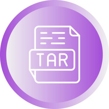 tar dosya biçimi vektör illüstrasyonu