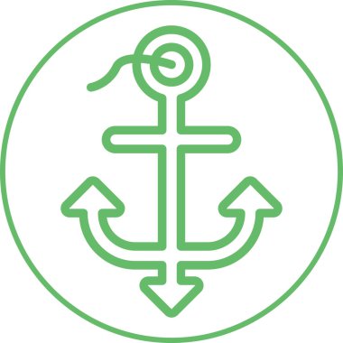 Çapa web simge vektör çizim