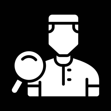 kullanıcı. Web simgesi basit illüstrasyon