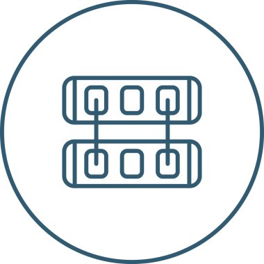 Ağ Anahtarı Vektör Simgesi Beyaz Arkaplanda İzole Edildi 