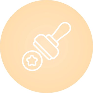vector illustration of modern Stamp icon   