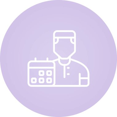 kullanıcı. Web simgesi basit illüstrasyon