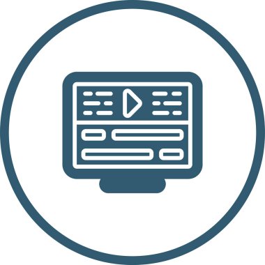 Modern görüntü düzenleme simgesinin vektör illüstrasyonu