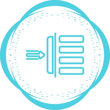 margin web simgesi, vektör illüstrasyon tasarımı 