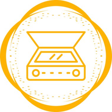 tarayıcı simgesi, vektör illüstrasyonu basit tasarım