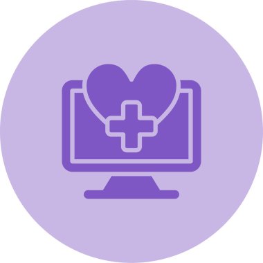 bilgisayar simgesi, vektör illüstrasyonu basit tasarım