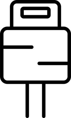 elektrik dolgu simgesi web illüstrasyonu