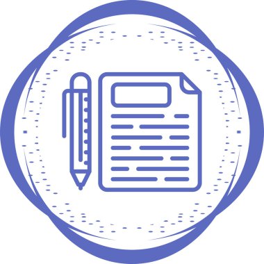 Sözleşmeli ağ simgesi, vektör illüstrasyonu