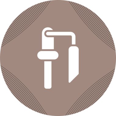 Ateşleyici Vektör Satır Simgesi Tasarımı