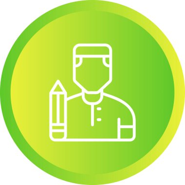 kullanıcı. Web simgesi basit illüstrasyon