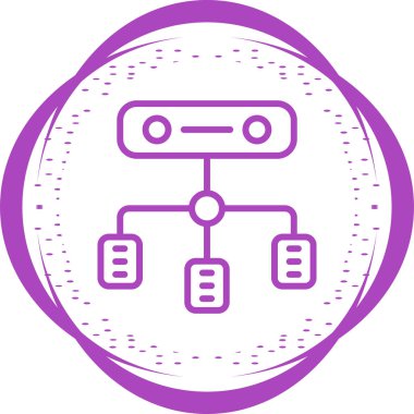 Yük dengeleyici. Web simgesi basit illüstrasyon