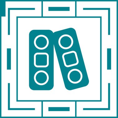 Dosya Dizini Web simgesi basit illüstrasyon