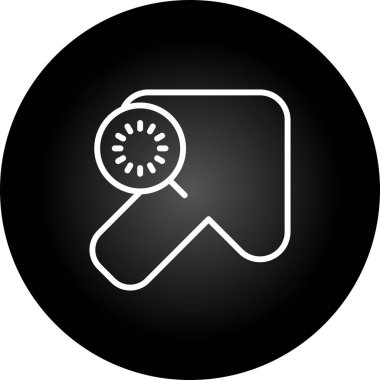 ok web simgesi, vektör çizim