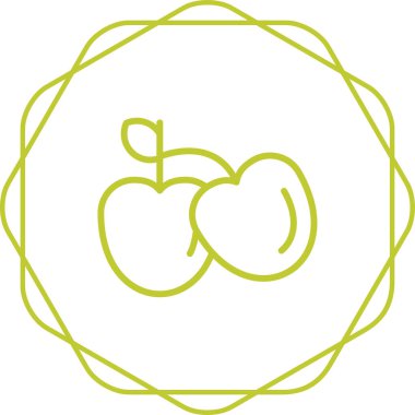 kiraz ikonu web basit illüstrasyon