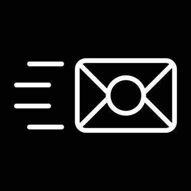 Posta simgesinin vektör illüstrasyonu