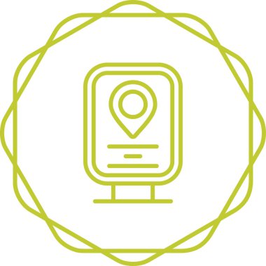 konum pin simgesi vektör illüstrasyonu 