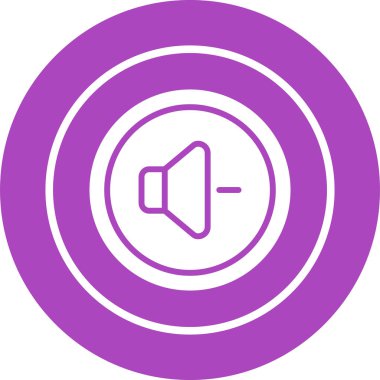 Down Button modern simgesinin vektör illüstrasyonu