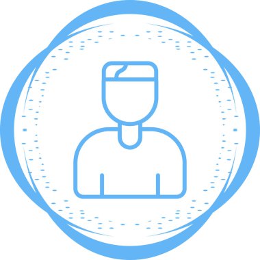 kullanıcı. Web simgesi basit illüstrasyon