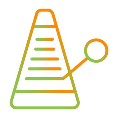 Metronom simgesinin basit çizimi