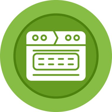 Tarayıcı simgesinin vektör illüstrasyonu