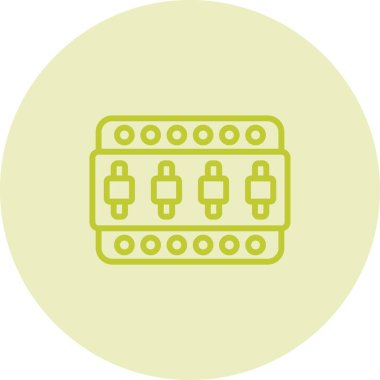 Aktarım Düğmesi simgesi, vektör illüstrasyonu