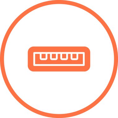 usb simgesi, vektör illüstrasyonu basit tasarım