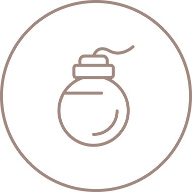 bomba ikonu web basit vektör çizimi